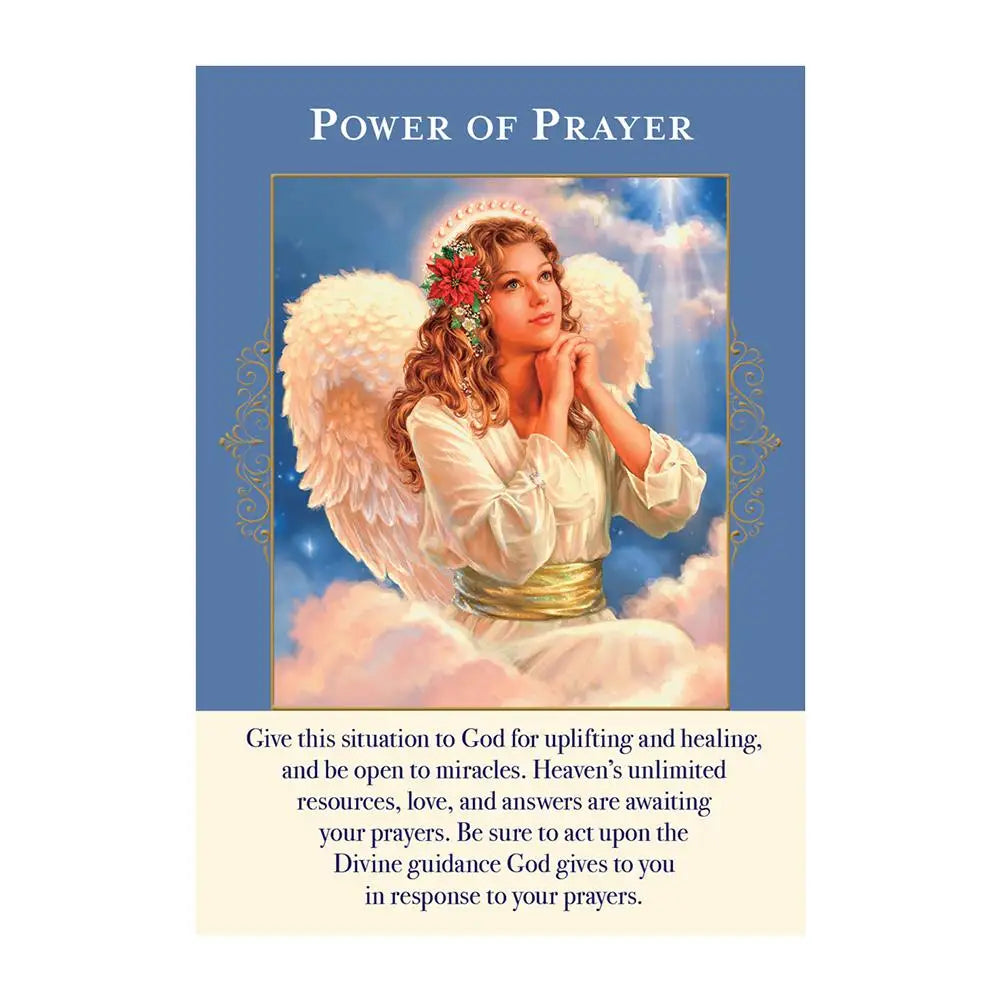 Angels Of Abundance Oracle Cards PDF Guidebook Tarot Card English Friend Family Party Toys Board Game Card