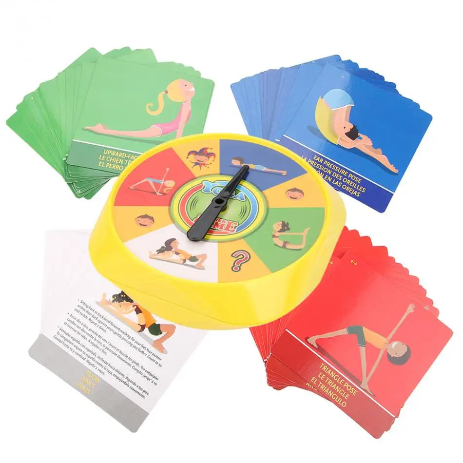 Yoga Pose Card Game — Flexibility & Balance Activity Cards for Kids, Adults & Family Fun