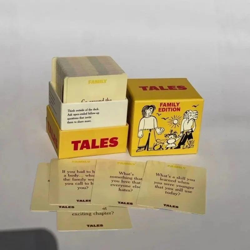 TALES Conversation Cards Bundle — Couples & Family Edition | 150 Conversation Starters for Meaningful Connections