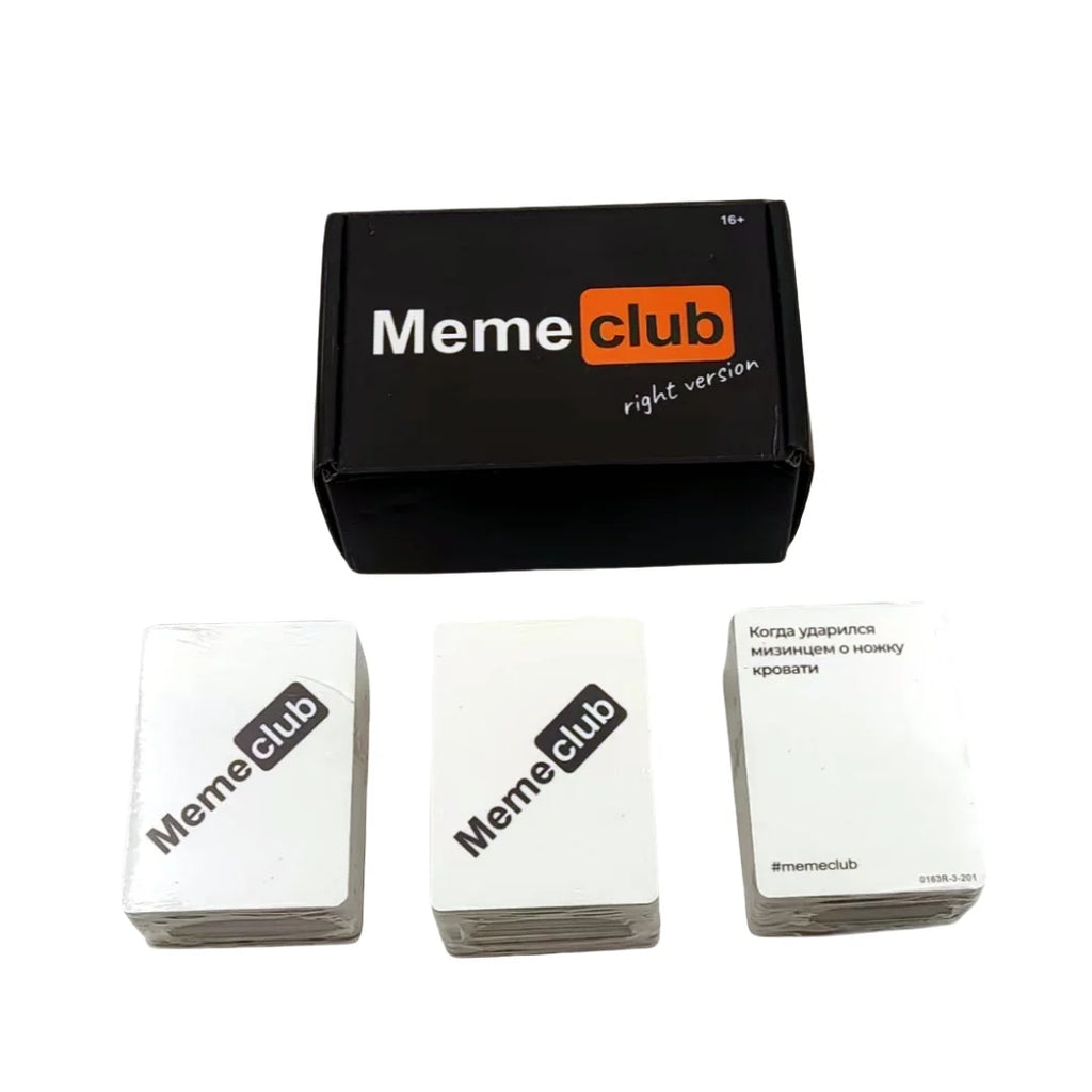 Meme Club | Interactive Party Card Game for Friends & Gatherings