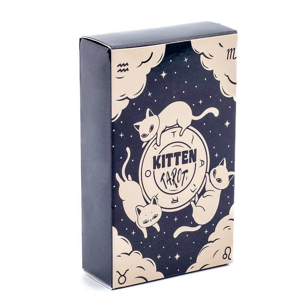 Kitten Tarot Deck – 78 Cute Black & White Cards for Beginners