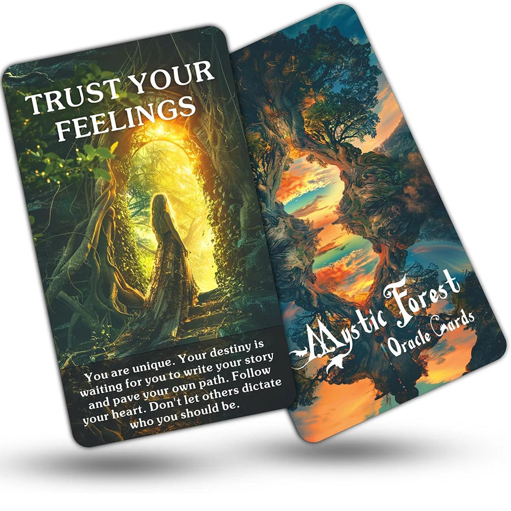 Mystic Enchanted Forest Oracle Deck — 56 Nature-Inspired Oracle Cards for Guidance, Inspiration & Inner Discovery
