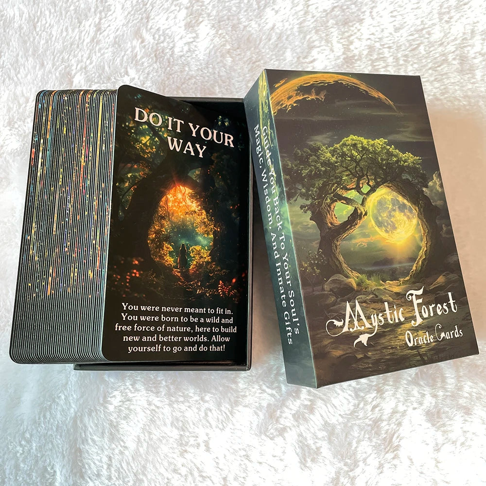 Mystic Enchanted Forest Oracle Deck — 56 Nature-Inspired Oracle Cards for Guidance, Inspiration & Inner Discovery