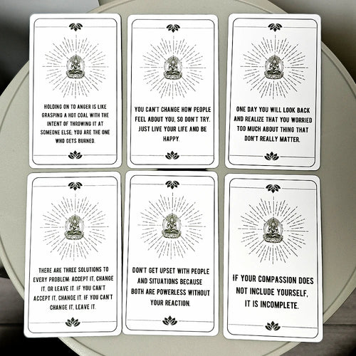 Buddha Wisdom Oracle Deck — 54 Spiritual Cards for Divine Guidance, Reflection & Inspiration