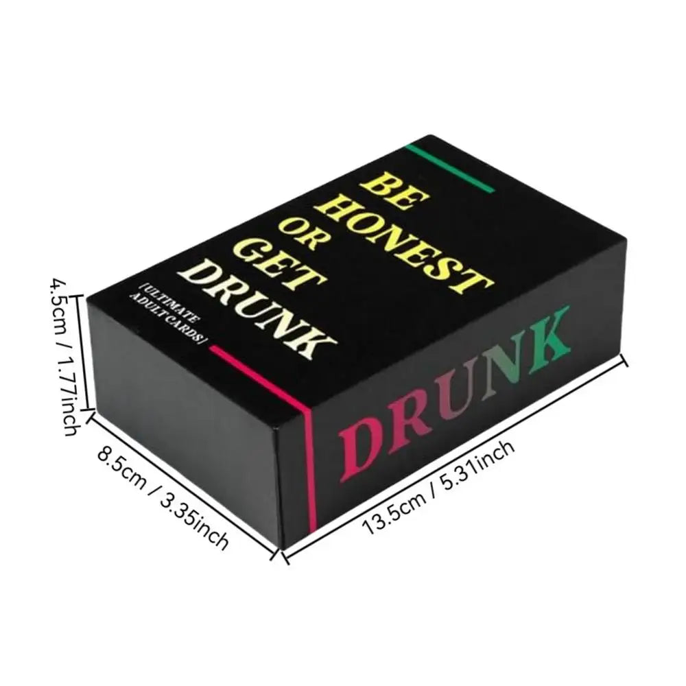 Be Honest or Get Drunk Adult Party Card Game