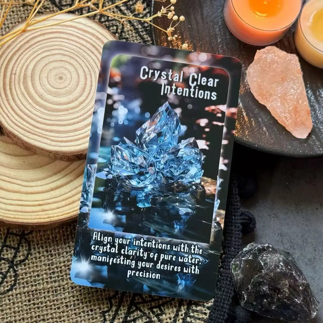 Elemental Energies Tarot Deck — 78 Card Element-Inspired Tarot Cards with Guidebook for Intuition, Reflection & Personal Growth