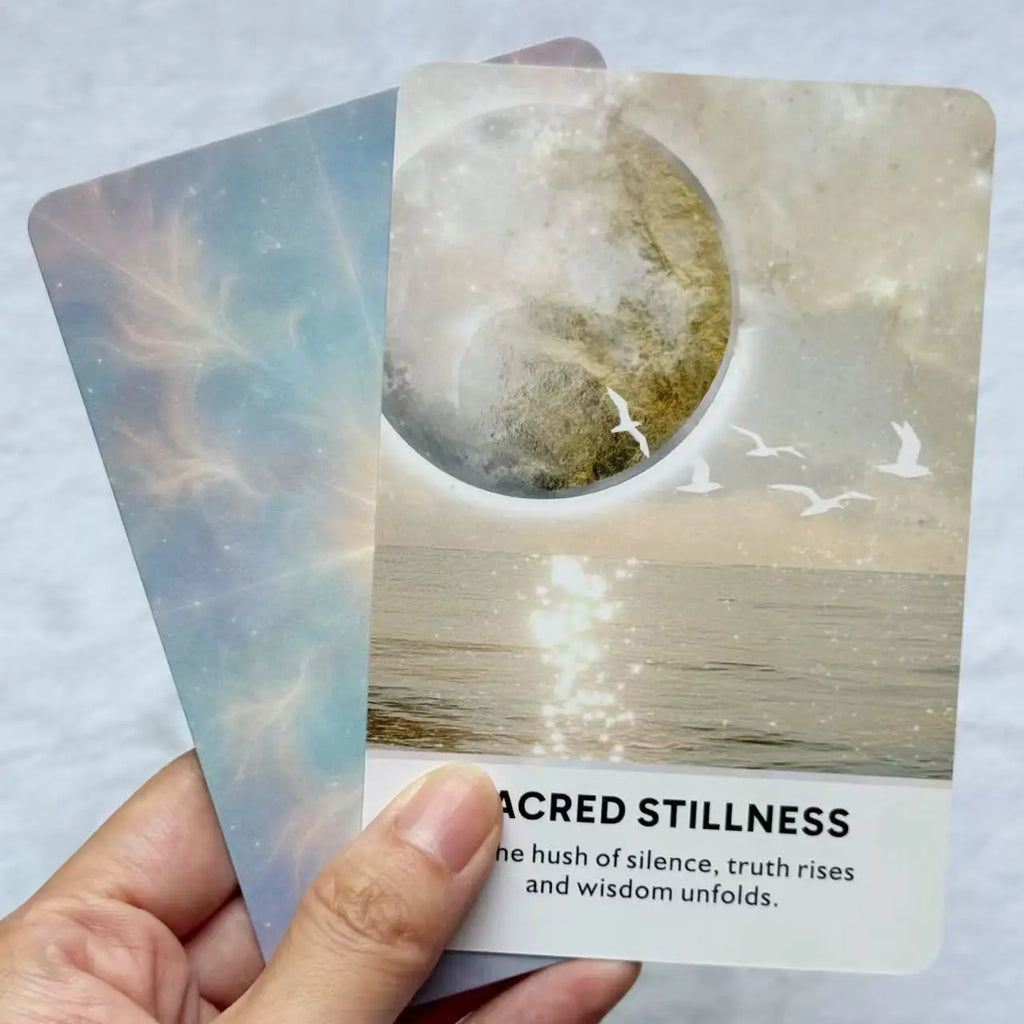 Mystical Whispers Oracle Deck — 66 Card Guidance Oracle Cards with Guidebook for Intuition, Reflection & Spiritual Connection