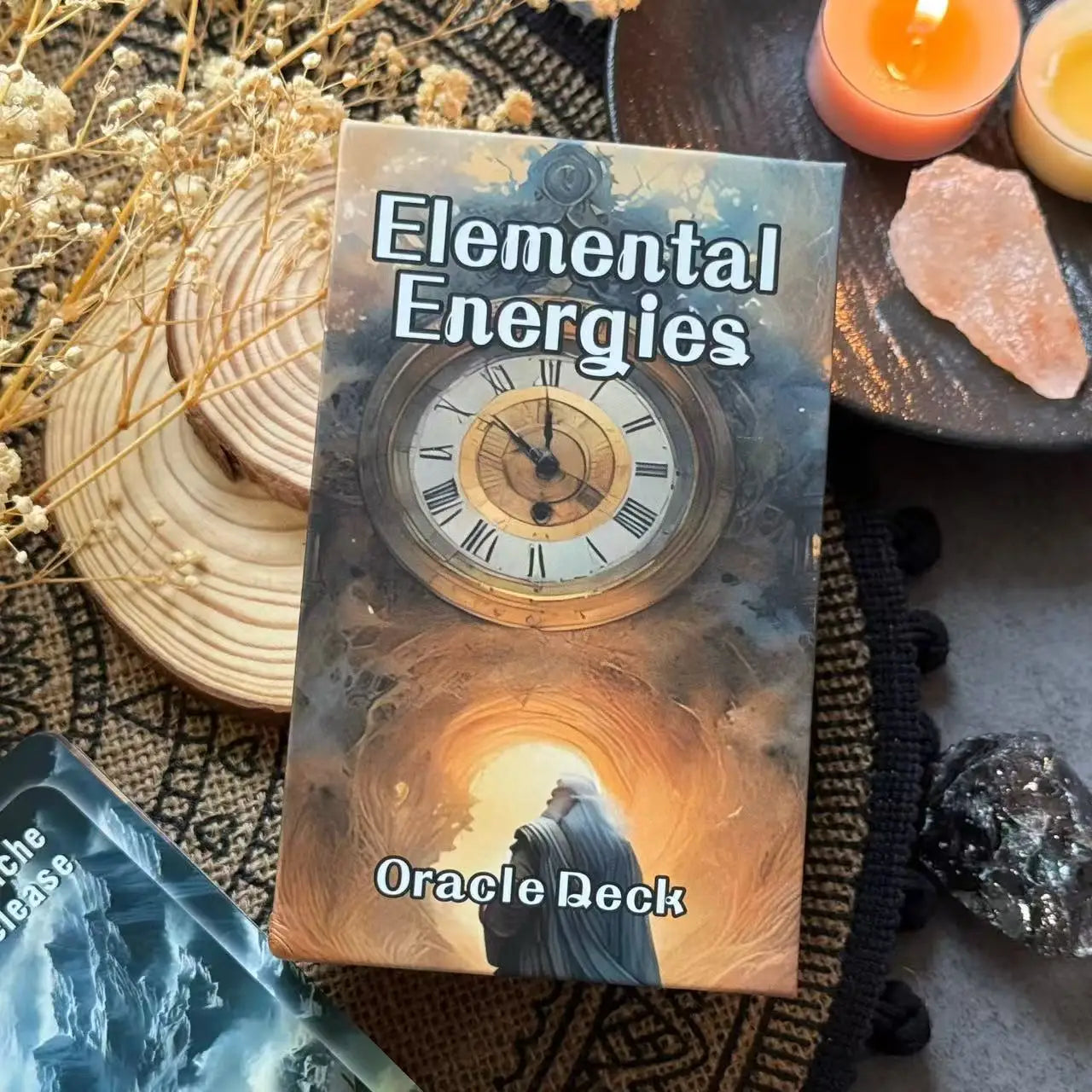 Elemental Energies Tarot Deck — 78 Card Element-Inspired Tarot Cards with Guidebook for Intuition, Reflection & Personal Growth