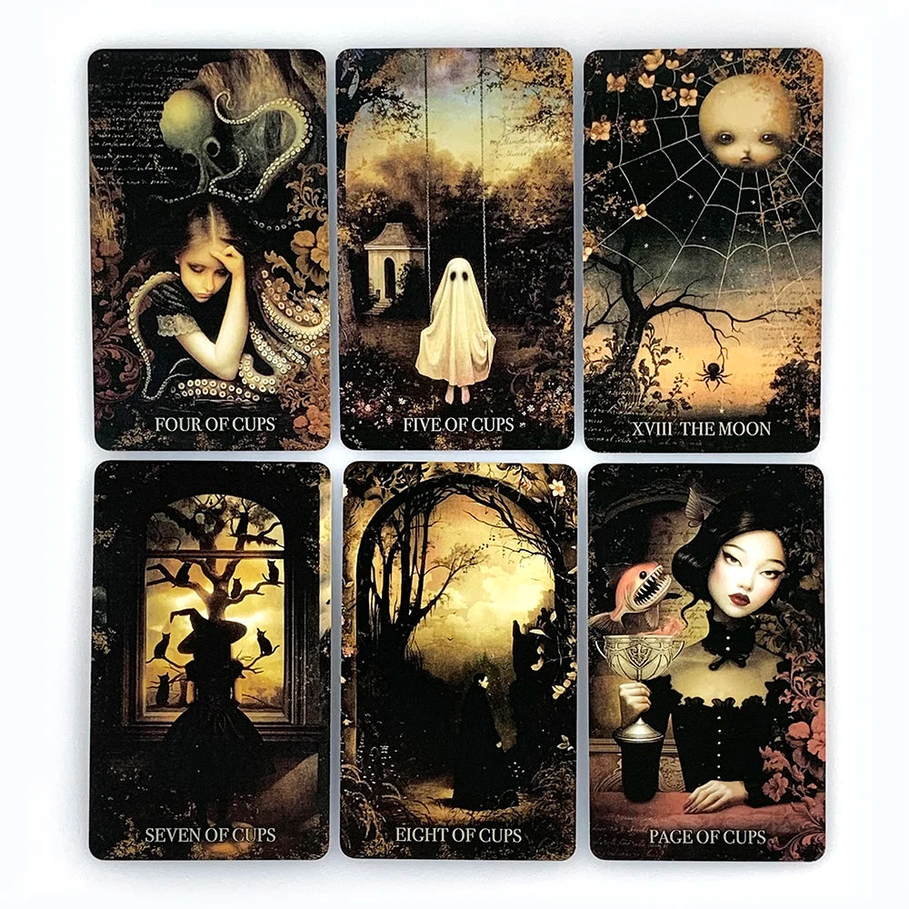 Grim Tales Tarot Deck | 78 Gothic Inspired Cards with Guidebook