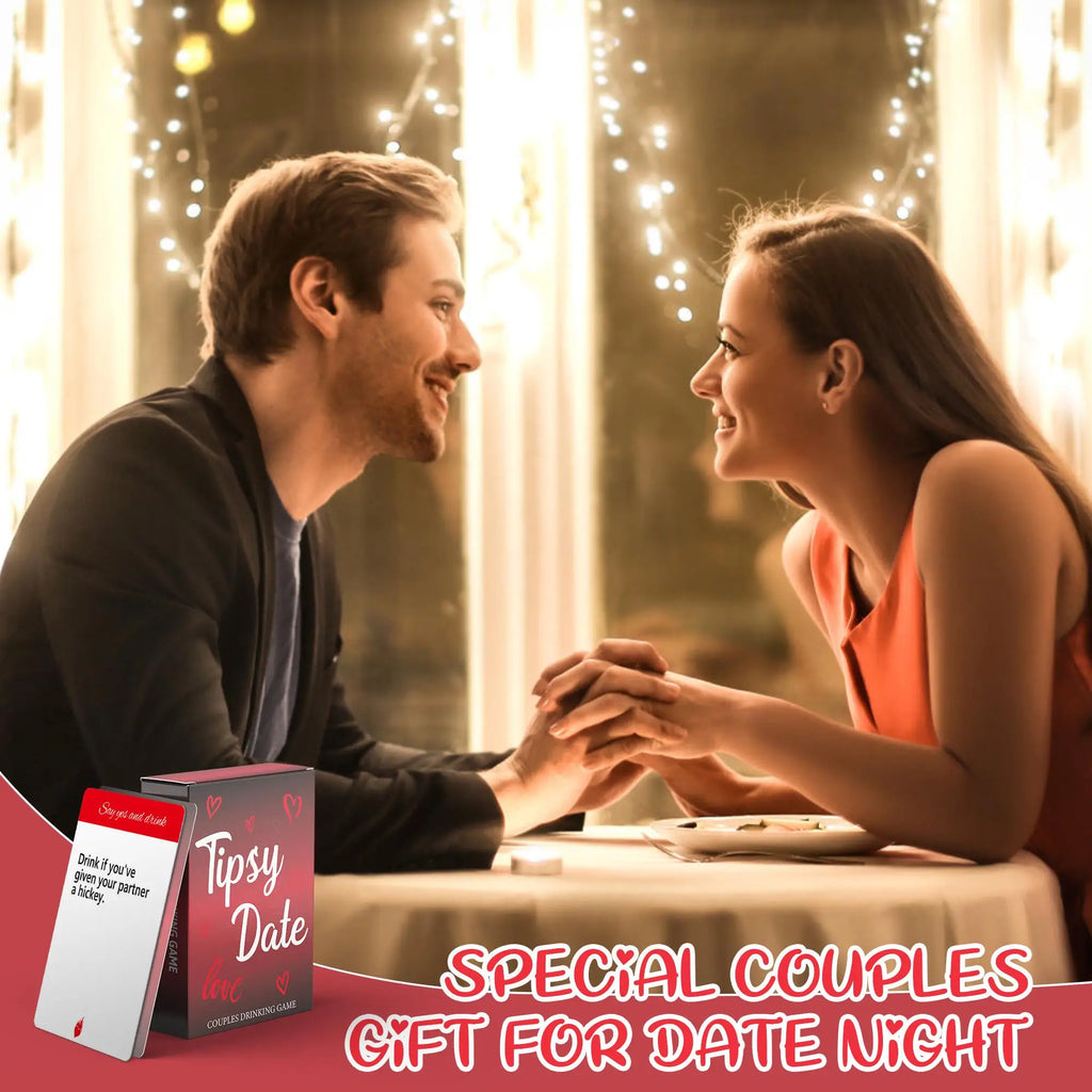 Tipsy Date Couples Connection Game | Date Night Cards for Love, Laughter & Memories