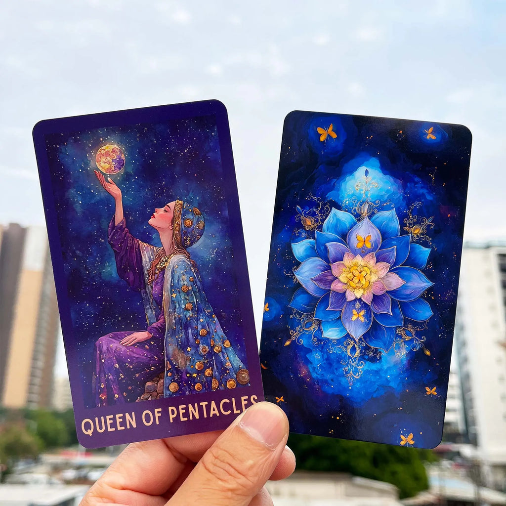 Celestial Tarot Deck — 78 Tarot Cards with Guidebook for Intuitive Readings & Spiritual Exploration