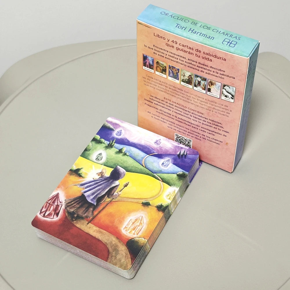 Chakra Wisdom Oracle Cards – 49-Card Spiritual Guidance Deck