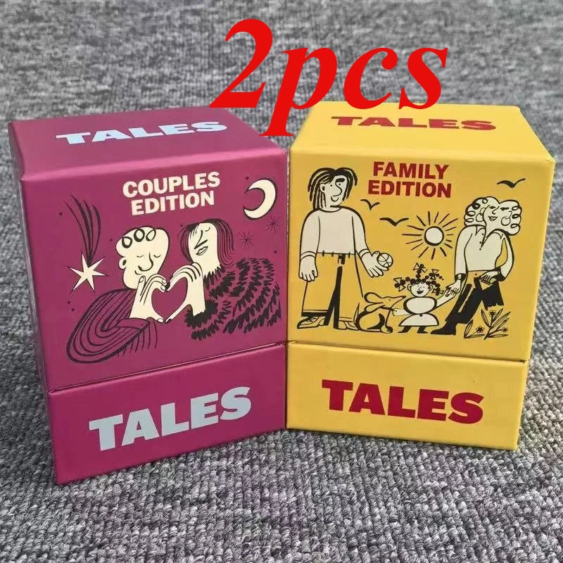 TALES Conversation Cards Bundle — Couples & Family Edition | 150 Conversation Starters for Meaningful Connections