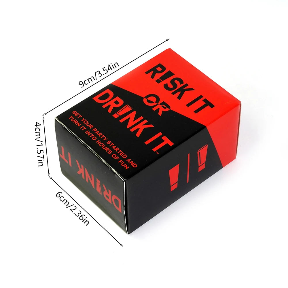 Risk It Or Drink It – Fun Adult Party Drinking Card Game