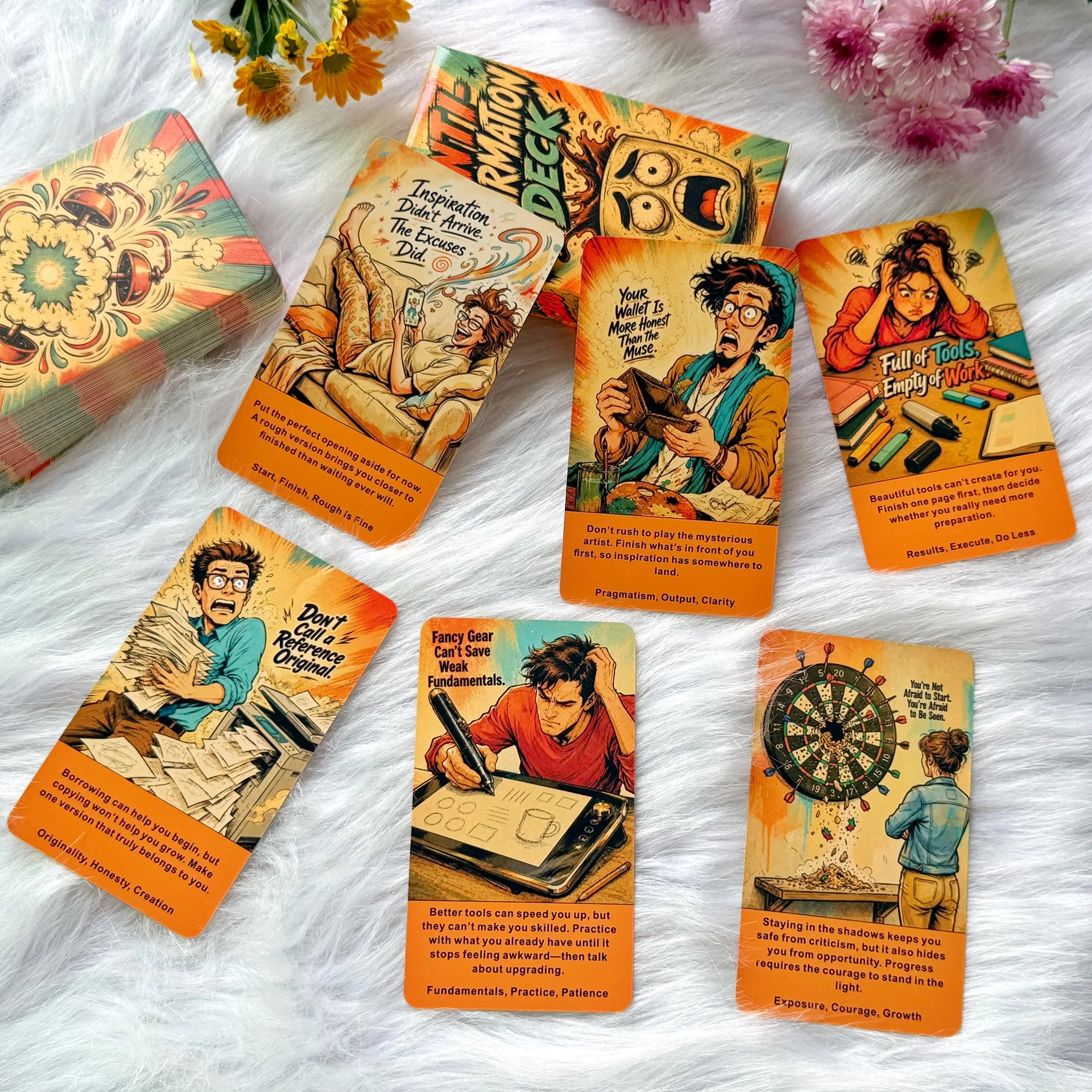 Anti-Affirmation Deck | 54 Honest Cards for Mindset, Reflection & Self-Discovery