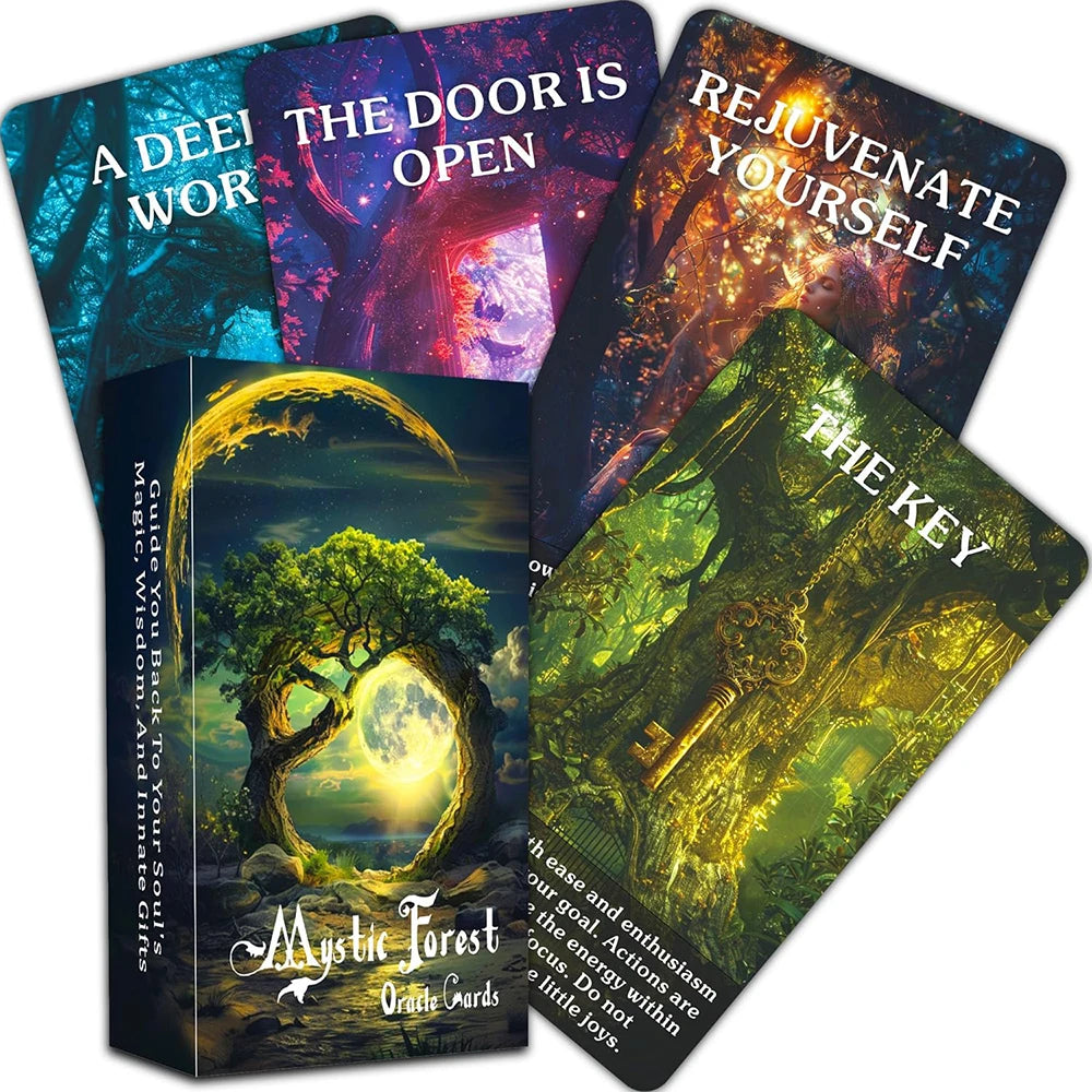 Mystic Enchanted Forest Oracle Deck — 56 Nature-Inspired Oracle Cards for Guidance, Inspiration & Inner Discovery