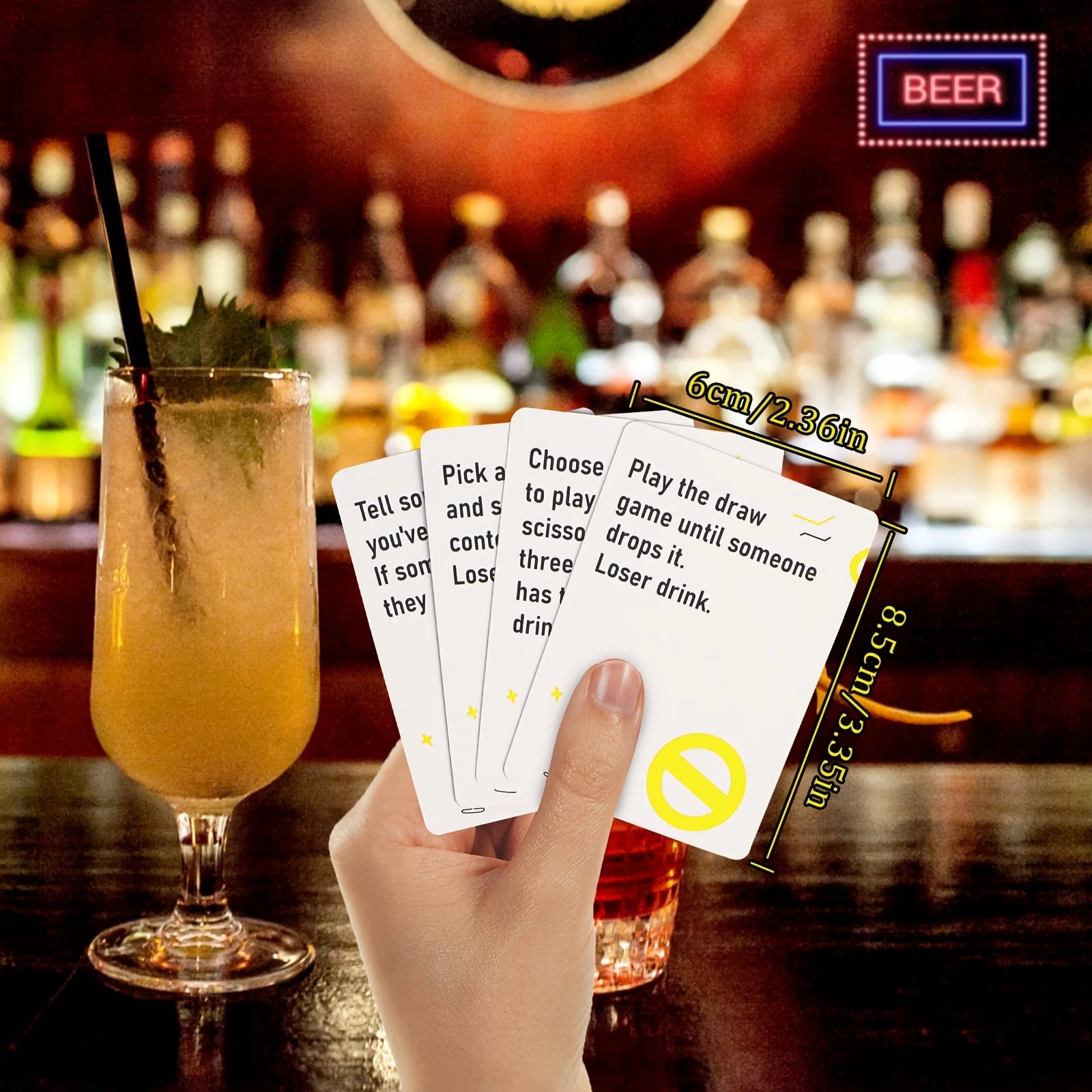 Drink Till You Drop Party Board Game Cards