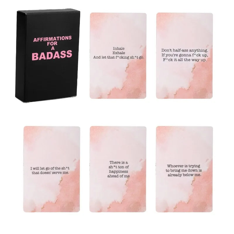 Affirmations for a Badass — Empowering Affirmation Cards for Confidence, Self-Love & Personal Growth