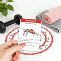 Fitness Exercise Cards — 36-Card Guide for Core Strength, Aerobic Training & Home Workouts