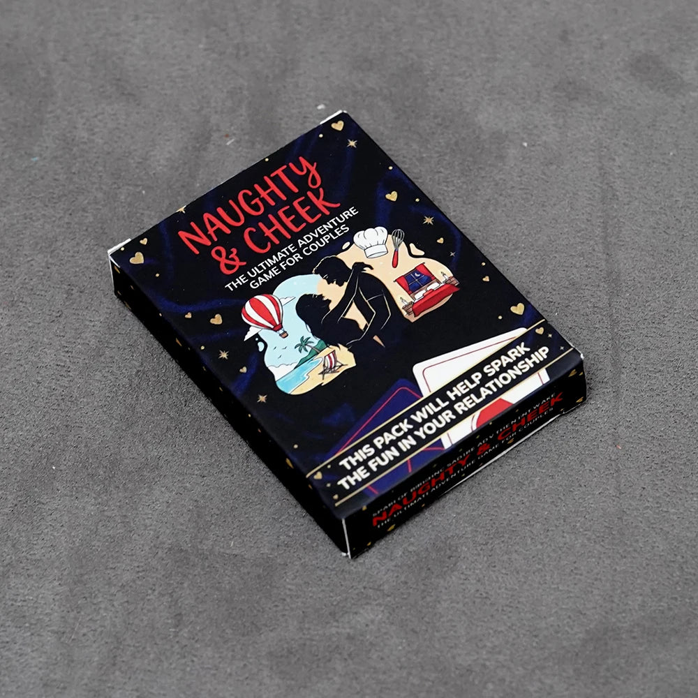 Naughty & Cheeky Couples Card Game – Romantic Date Night Challenge Deck