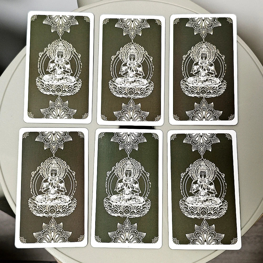 Buddha Wisdom Oracle Deck — 54 Spiritual Cards for Divine Guidance, Reflection & Inspiration