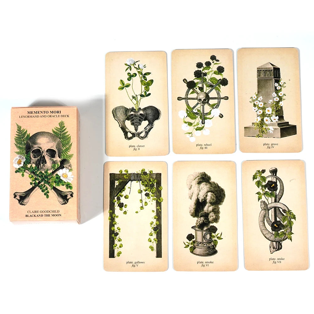 Memento Mori Lenormand & Oracle Deck – Spiritual Divination Cards
