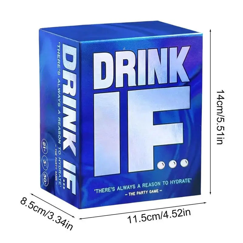 Drink IF... Adult Drinking Game — Hilarious Party Cards for Spicy Questions, Dares & Game Nights
