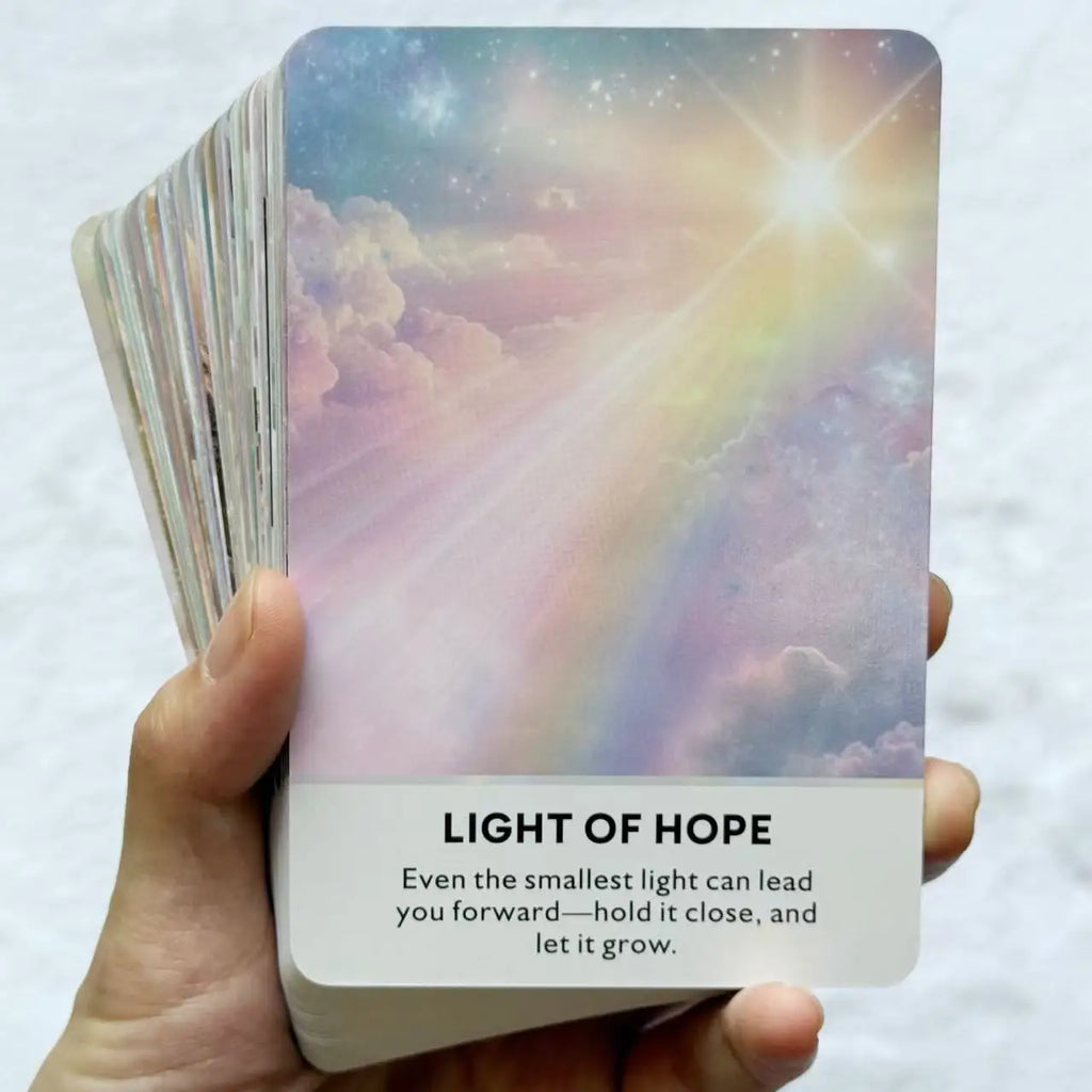 Mystical Whispers Oracle Deck — 66 Card Guidance Oracle Cards with Guidebook for Intuition, Reflection & Spiritual Connection