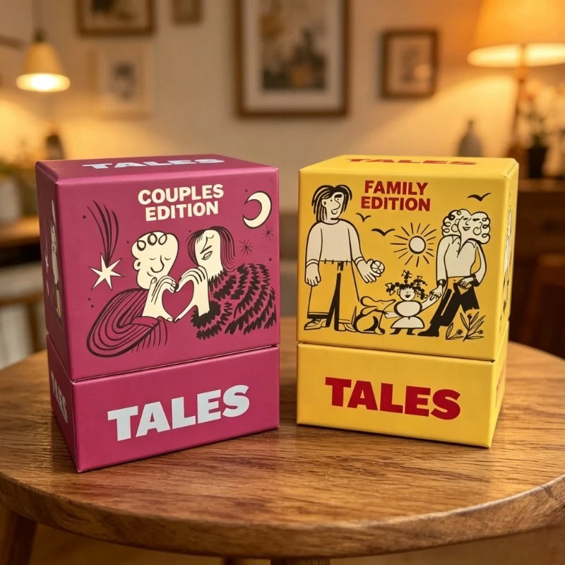 TALES Conversation Cards Bundle — Couples & Family Edition | 150 Conversation Starters for Meaningful Connections