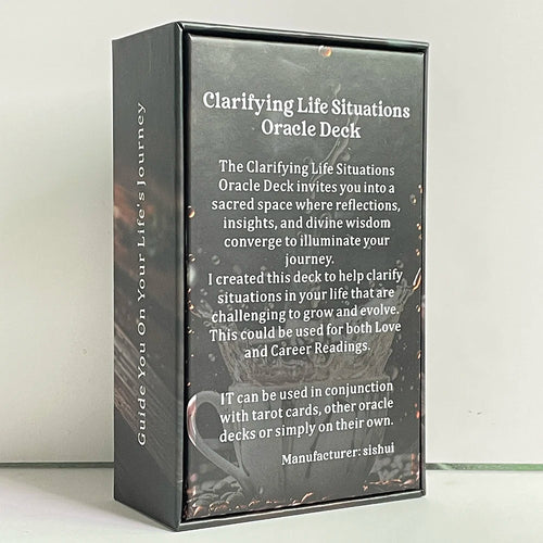 Clarifying Life Situations Oracle Deck — 80 Card Guidance Deck for Love, Career, Spiritual Growth & Personal Reflection