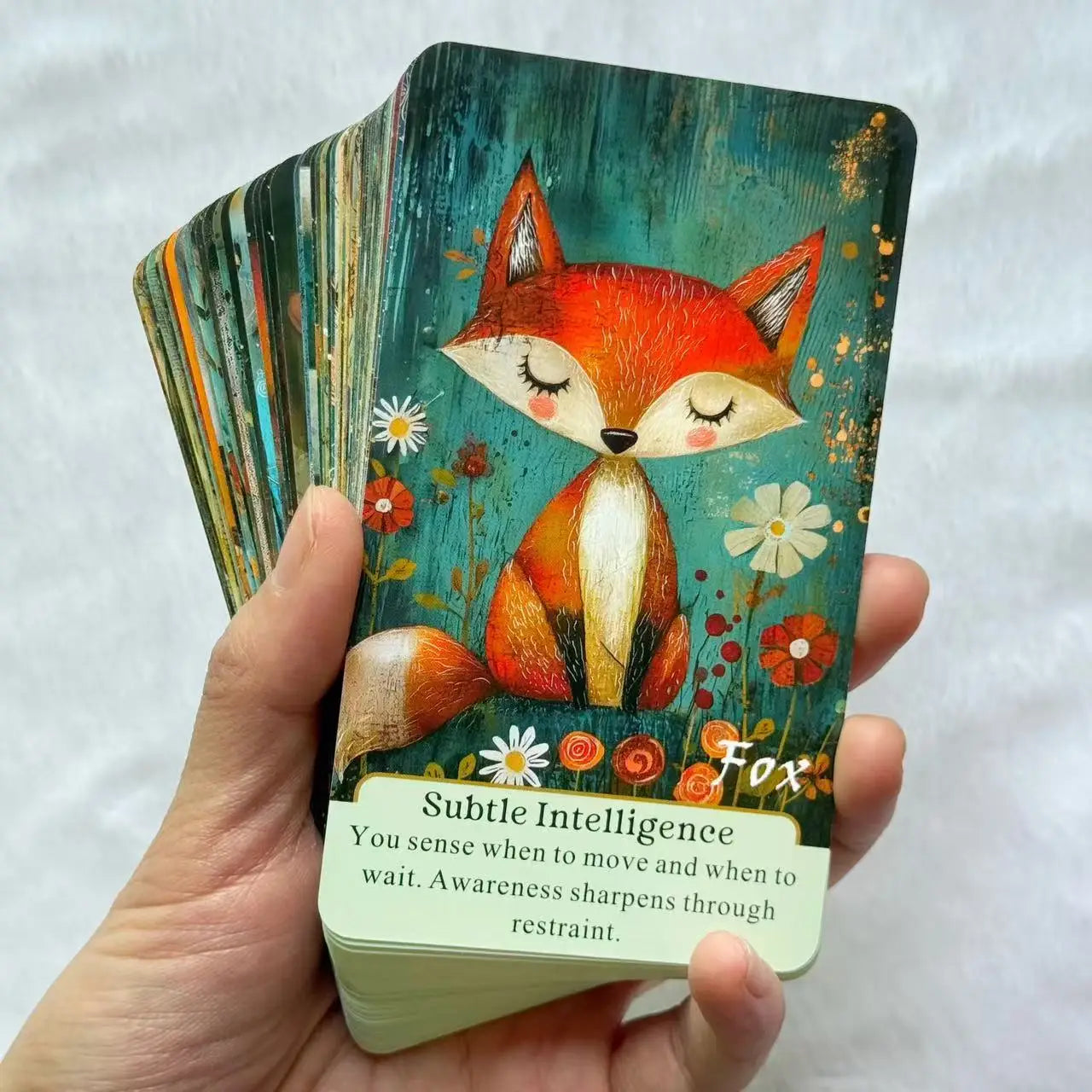 Quiet Companions Oracle Deck — 54 Animal-Theme for Personal Reflection, Guidance & Self-Exploration