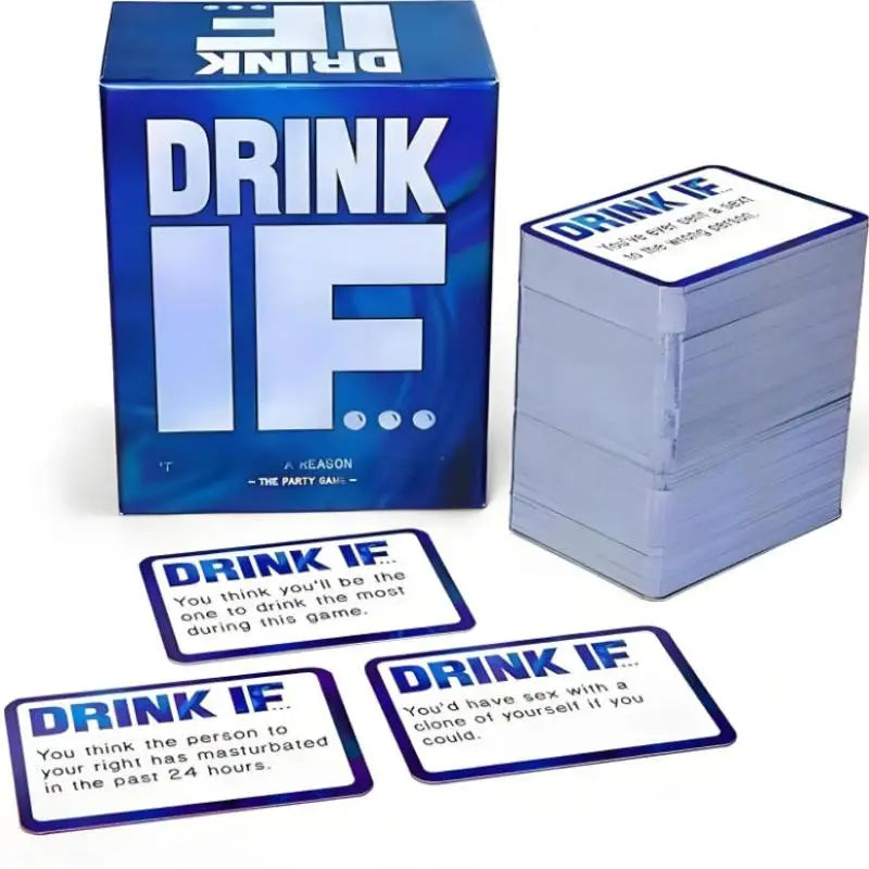 Drink IF... Adult Drinking Game — Hilarious Party Cards for Spicy Questions, Dares & Game Nights