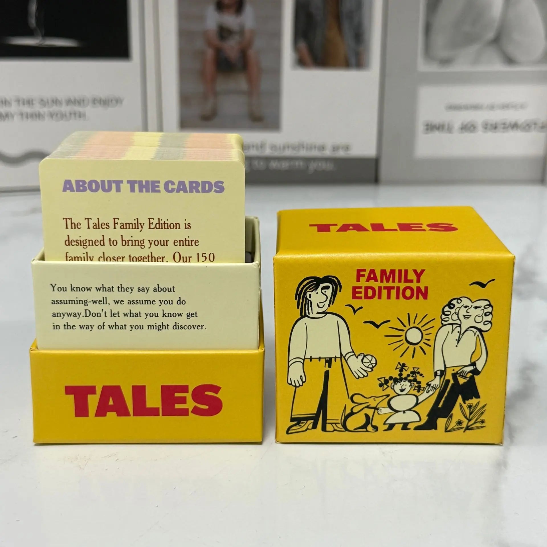TALES Conversation Cards Bundle — Couples & Family Edition | 150 Conversation Starters for Meaningful Connections