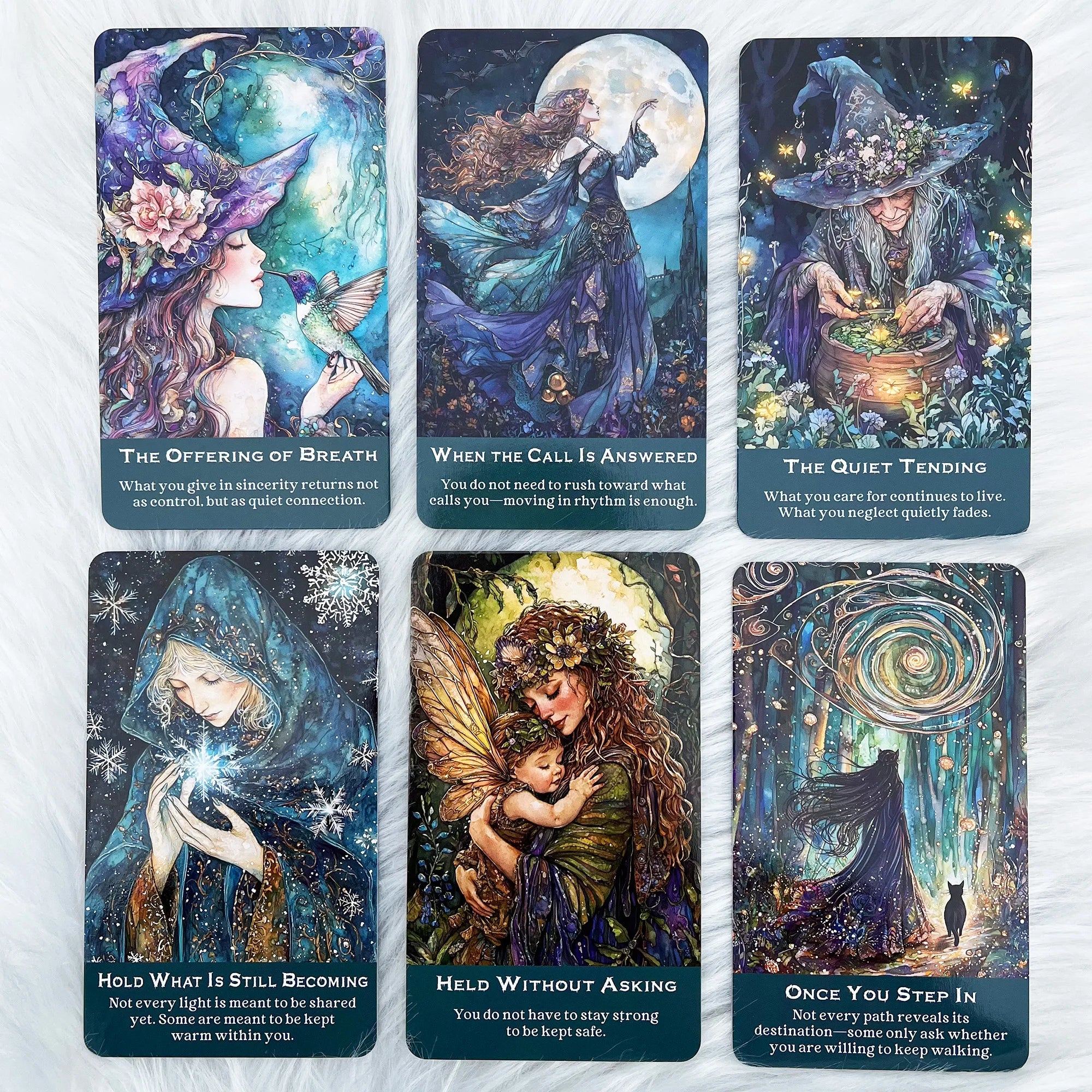 Witches of the Moonlit Forest Oracle Deck — 54 Card for Intuition, Reflection & Personal Discovery