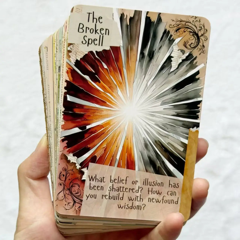 Threads of The Soul Oracle Deck — 50 Exquisite Oracle Cards for Self Reflection, Creation & Personal Growth
