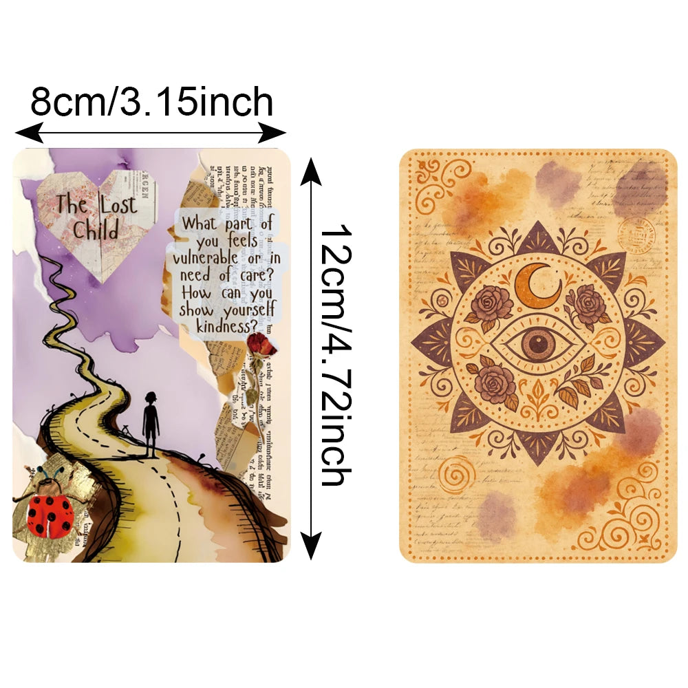 Threads of The Soul Oracle Deck — 50 Exquisite Oracle Cards for Self Reflection, Creation & Personal Growth