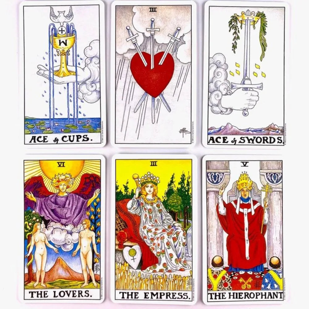 Universal Tarot Deck | Classic 78 Card Tarot Set for Beginners & Readings