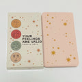 Your Feelings Are Valid Oracle Deck – 2nd Edition | 48 Mood & Emotion Cards for Self-Reflection