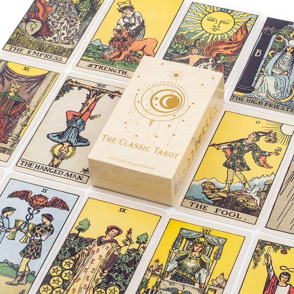 The Classic Tarot Deck | 78 Illustrated Cards with Guidebook for Beginners