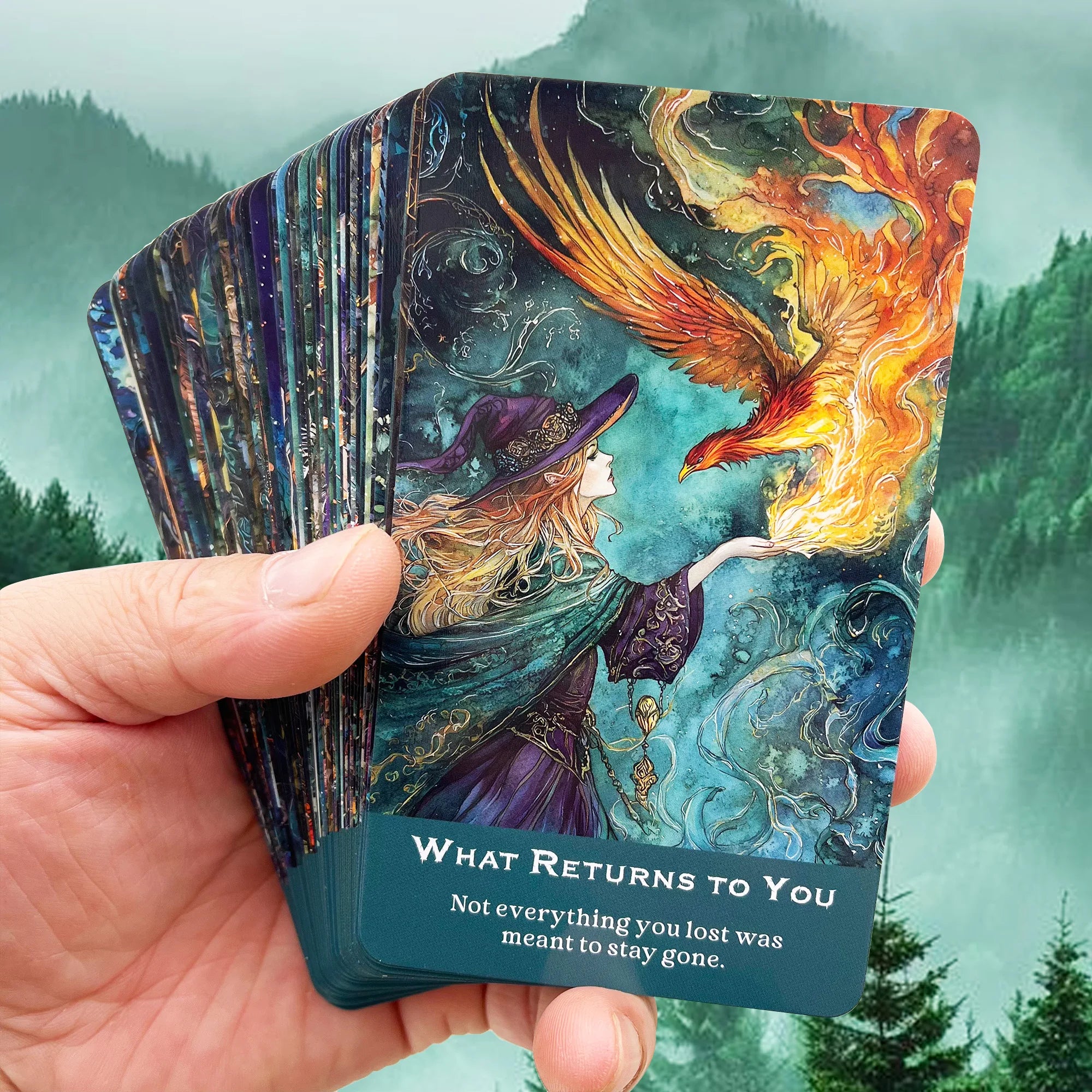 Witches of the Moonlit Forest Oracle Deck — 54 Card for Intuition, Reflection & Personal Discovery