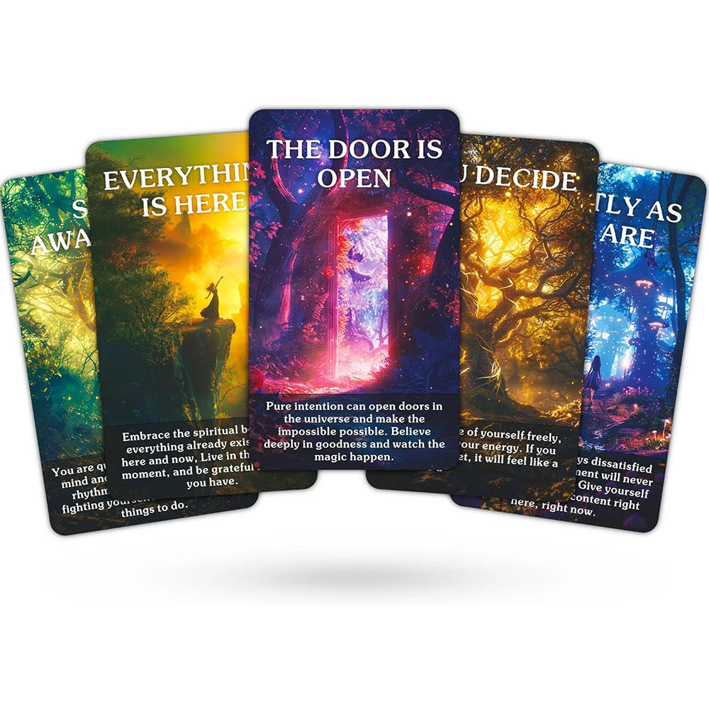 Mystic Enchanted Forest Oracle Deck — 56 Nature-Inspired Oracle Cards for Guidance, Inspiration & Inner Discovery