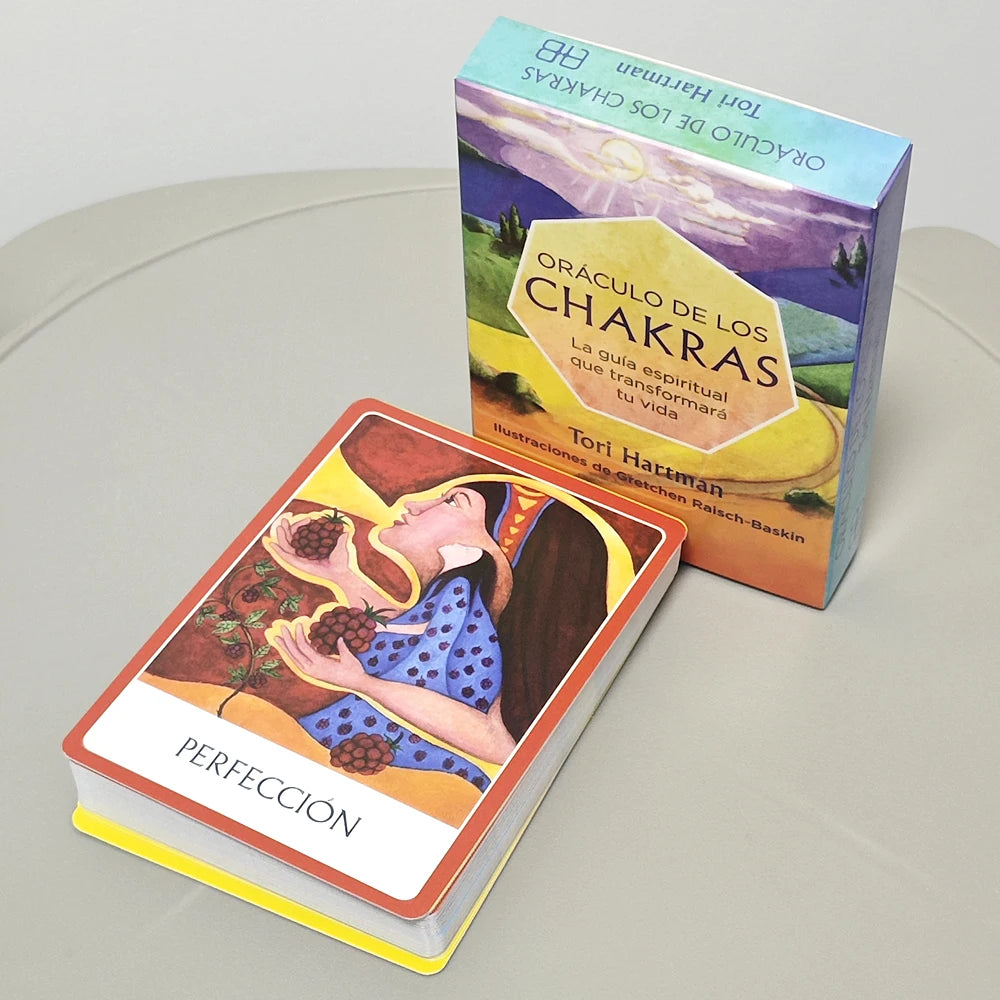 Chakra Wisdom Oracle Cards – 49-Card Spiritual Guidance Deck