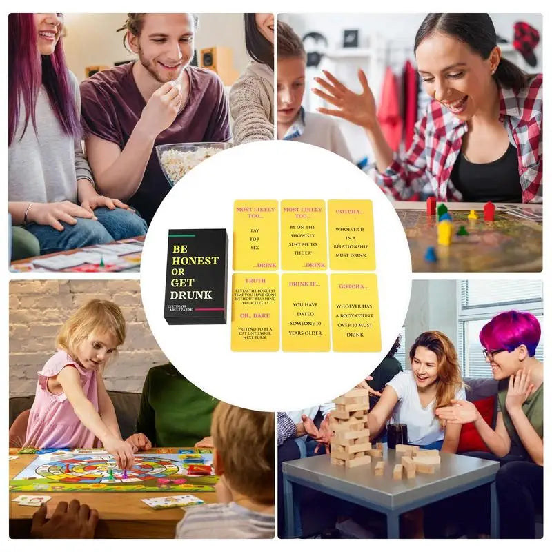 Be Honest or Get Drunk Adult Party Card Game