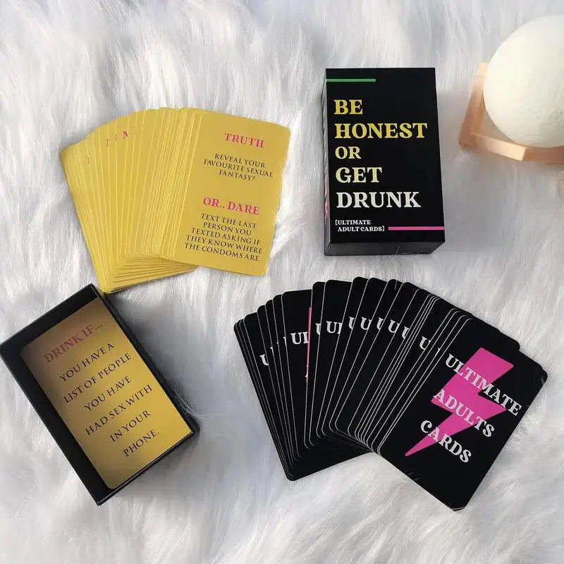 Be Honest or Get Drunk Adult Party Card Game