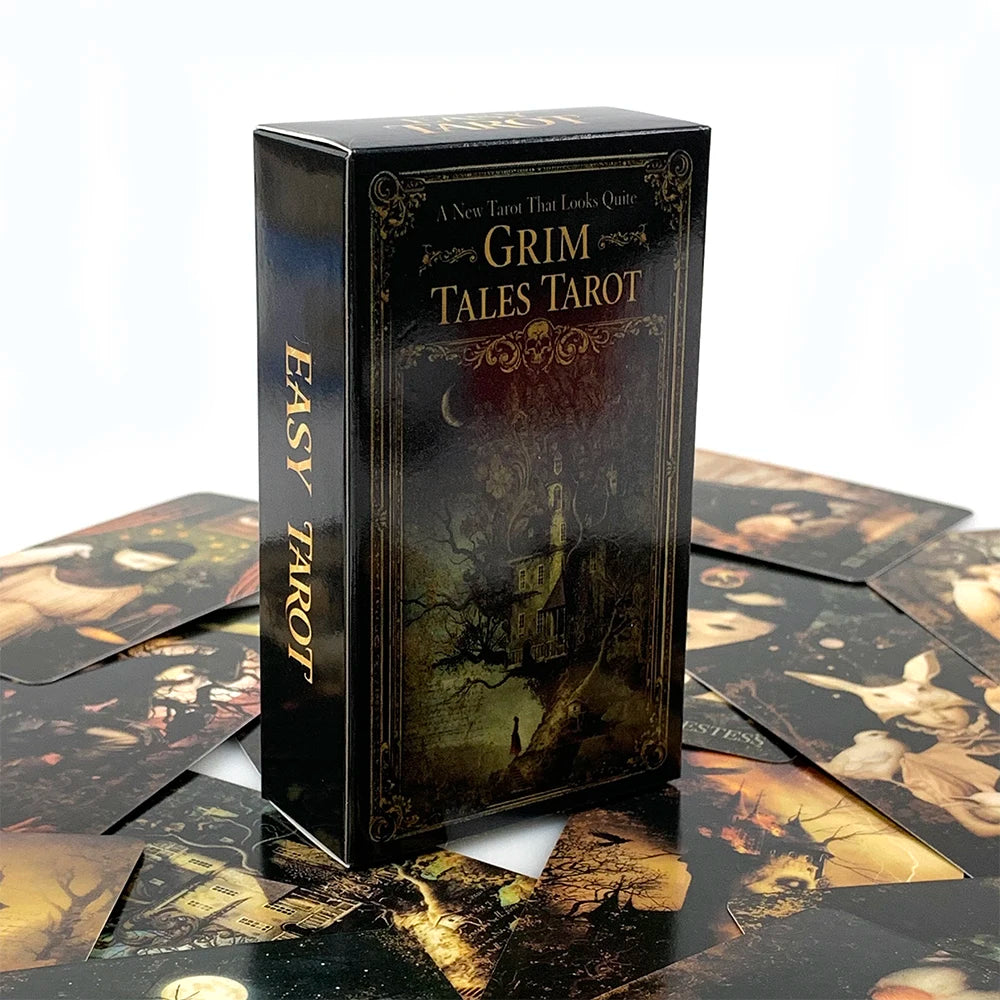 Grim Tales Tarot Deck | 78 Gothic Inspired Cards with Guidebook