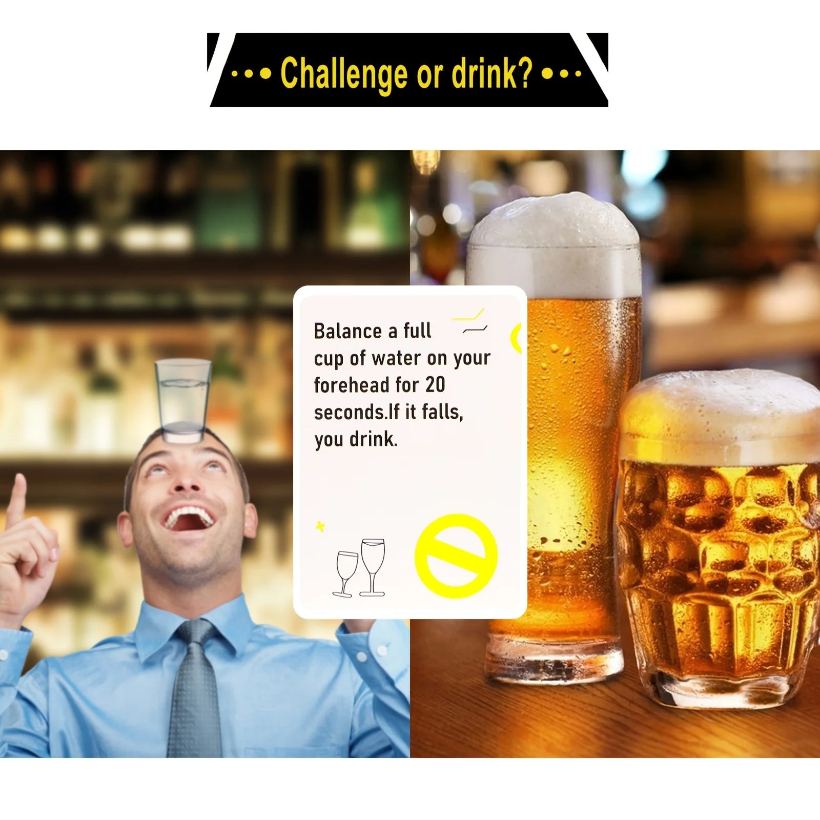 Drink Till You Drop Party Board Game Cards
