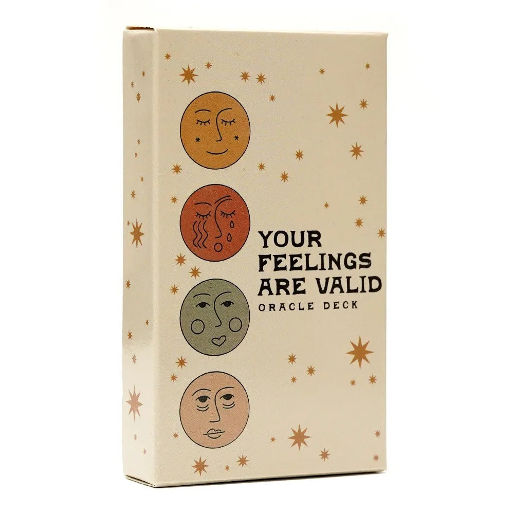 Your Feelings Are Valid Oracle Deck – 2nd Edition | 48 Mood & Emotion Cards for Self-Reflection