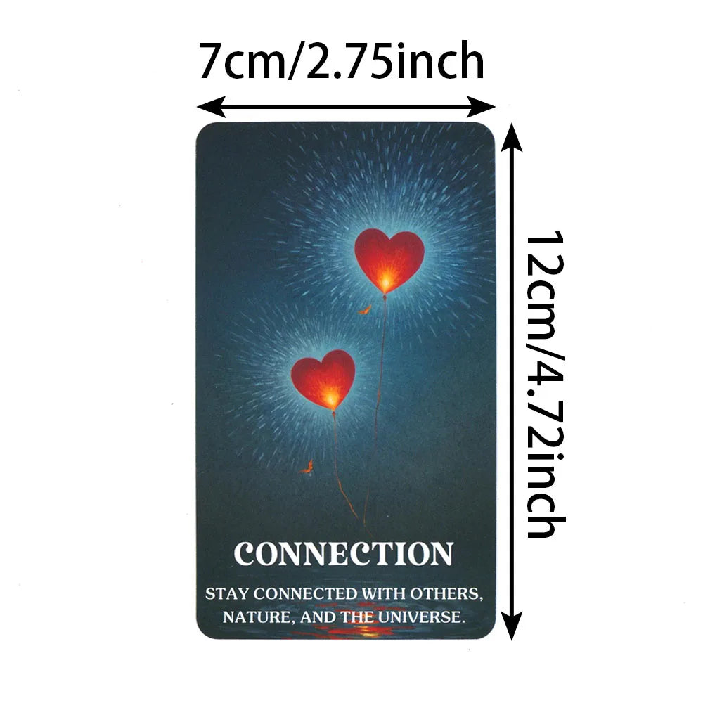Cosmic Energy Oracle Deck — 54 Universe Message Oracle Cards for Spiritual Guidance, Inner Strength & Daily Reflection