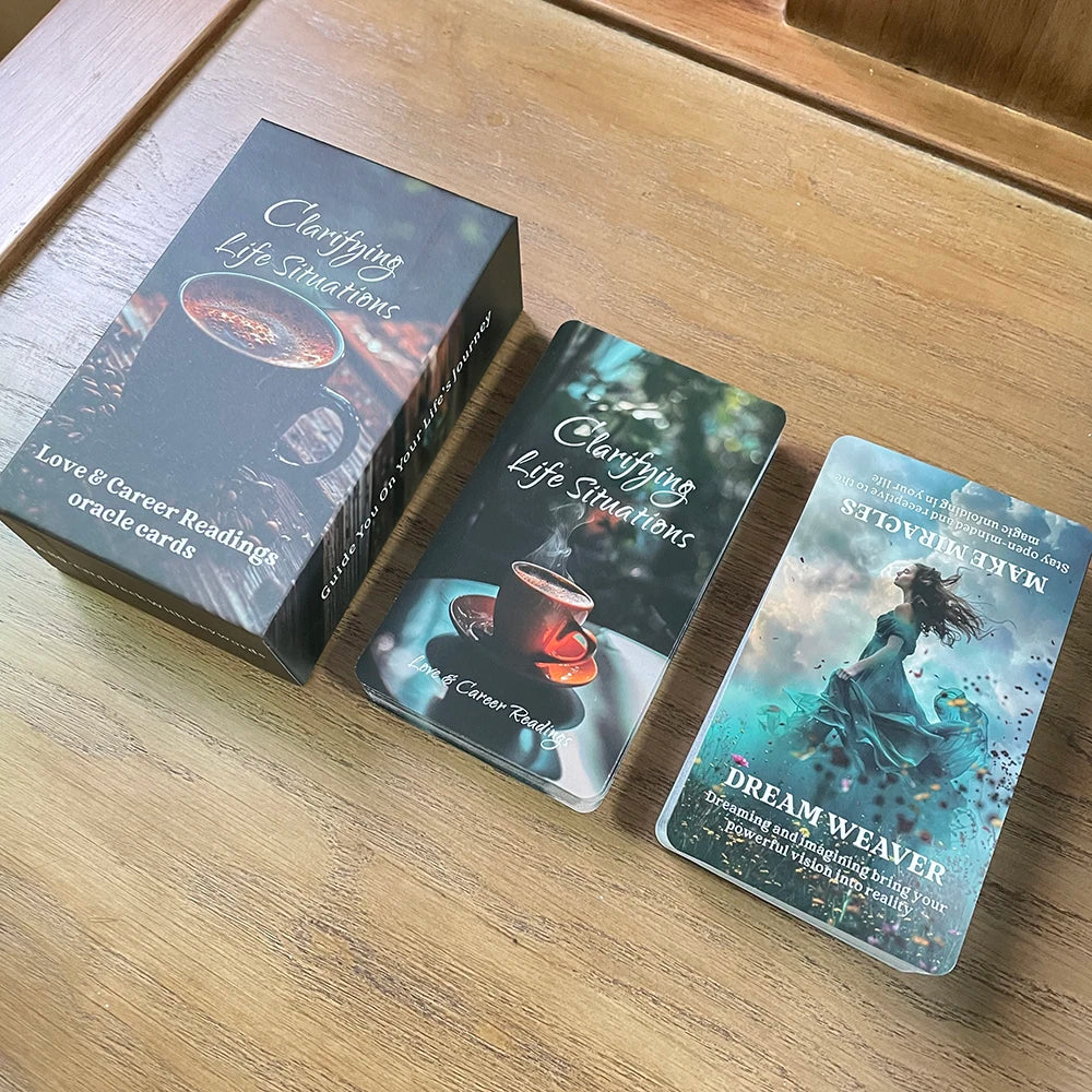Clarifying Life Situations Oracle Deck — 80 Card Guidance Deck for Love, Career, Spiritual Growth & Personal Reflection