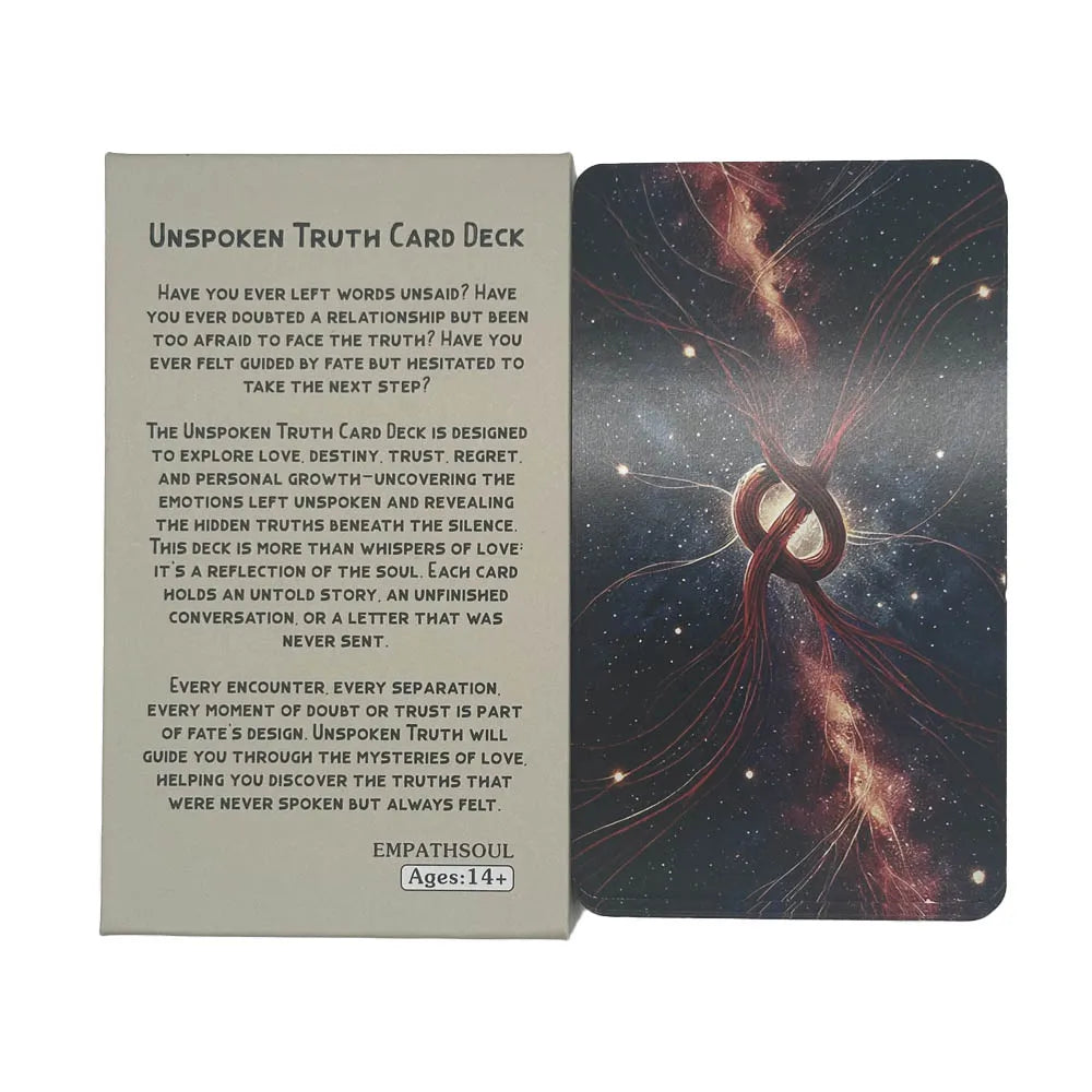 Unspoken Truth Oracle Deck – 54 Insight Cards for Intuition & Self-Discovery